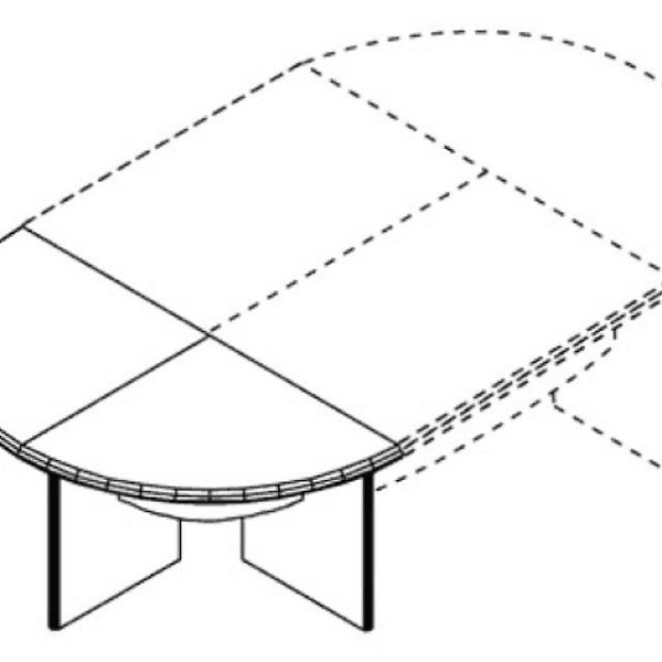 Схема полукруглого стола