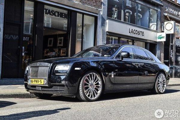Rolls-Royce Ghost on Mansory Wheels.