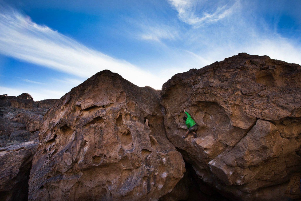 Bouldering in Bishop, CA