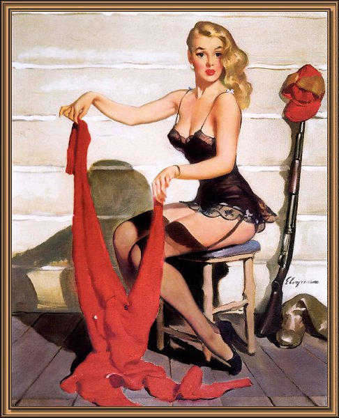 18+ PIN UP - GIL ELVGREN Джил Элвгрен (англ. Gil Elvgren, урождённый Gillette Elvgren, 15 марта 1914 ... - 111