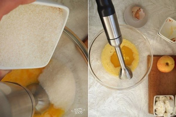 Творожный пирог с яблоком и изюмом в мультиварке.Я обожаю творожную выпечку - она всегда такая ... - 3