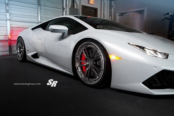 Lamborghini Huracan. Wheels: PUR LX10.V3, 209, 2112.5 | Matte Black Diamond Face, Polished Step Lip ... - 7