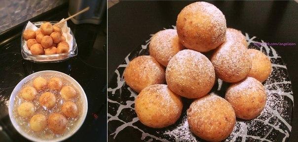 ШАРИКИ ТВОРОЖНЫЕ.Ингредиенты:- 400-500 гр творога- 1 ст. ложка сметаны- 2 яйца- 5 ч ложек сахара- ...