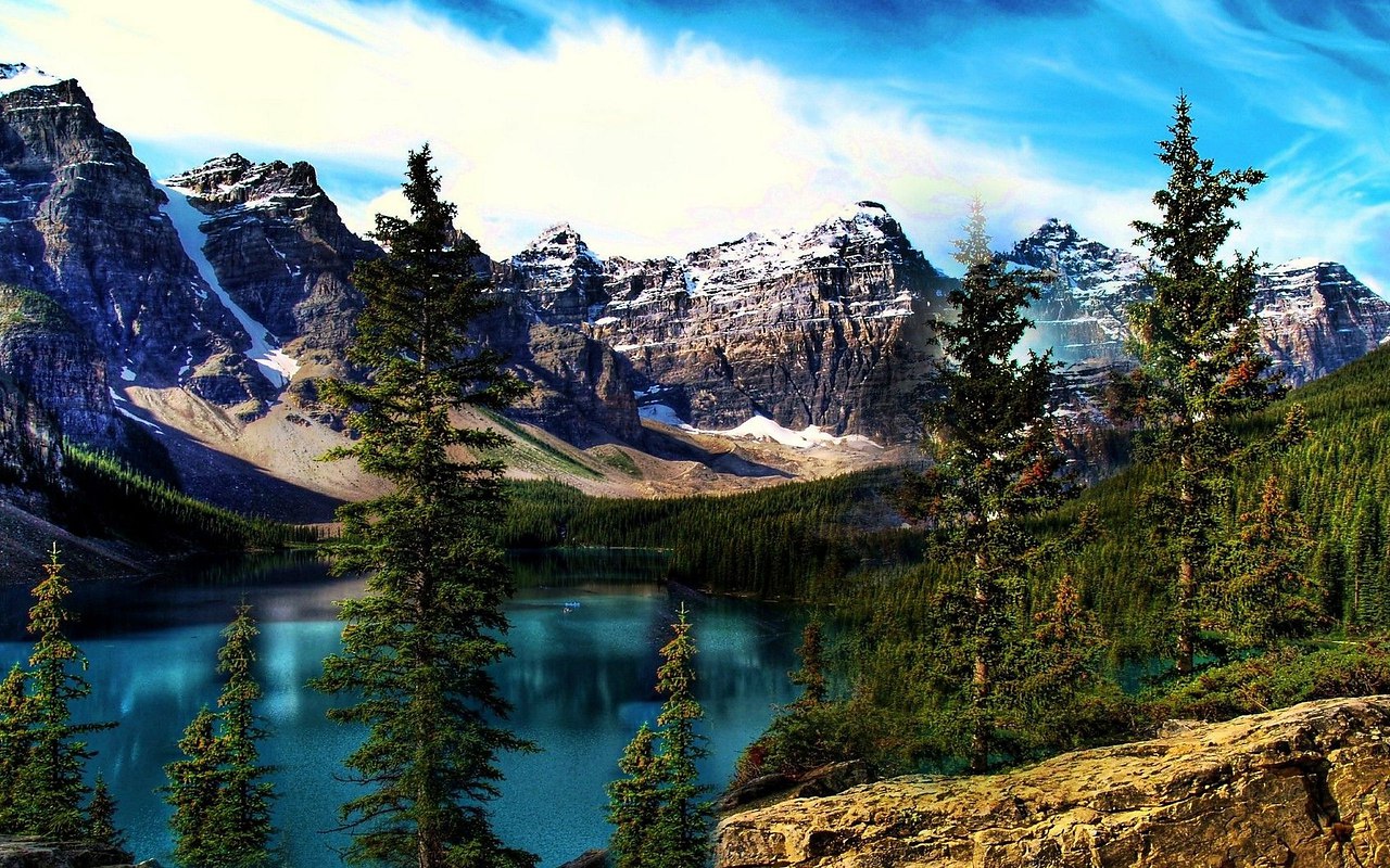 Moraine Lake, Banff National Park, , .