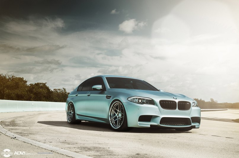 BMW M5 (F10) on ADV.1 Wheels.