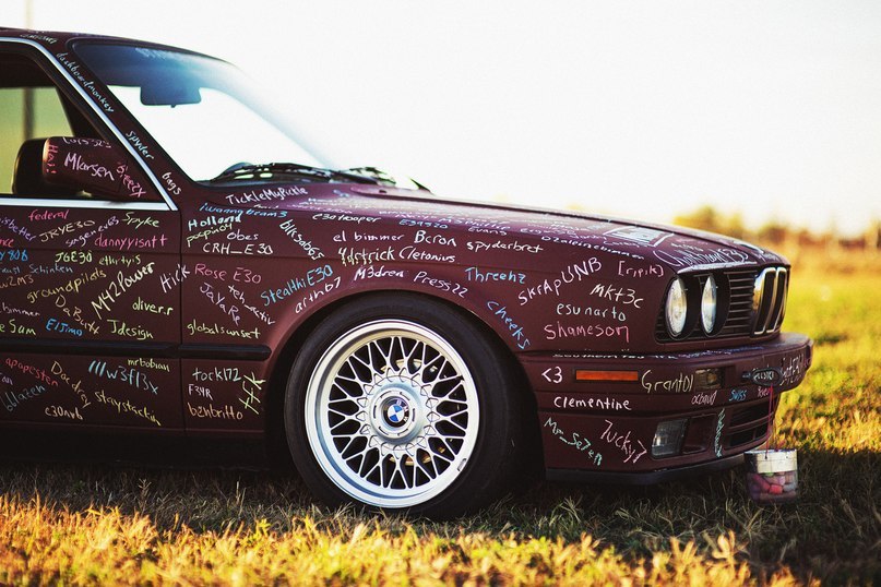 BMW Chalkboard E30.