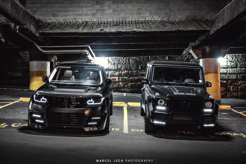 Lumma CLR R Range Rover & Brabus MB G 63 AMG.