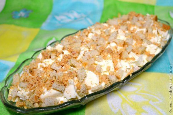 Салат с грибами и сыром "Искушение" Для приготовления салата с грибами и сыром «Искушение» ... - 6