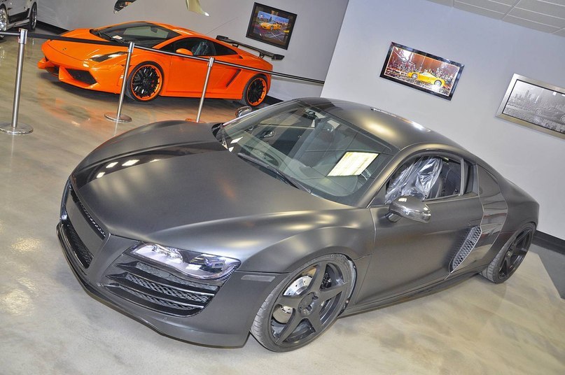 Evil 800hp Matte Black Audi R8 by VF Engineering. - 4