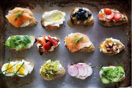 Вкусные и полезные перекусы!!! Цельнозеровой хлебец + творожный сыр и 10 вариаций на тему ...