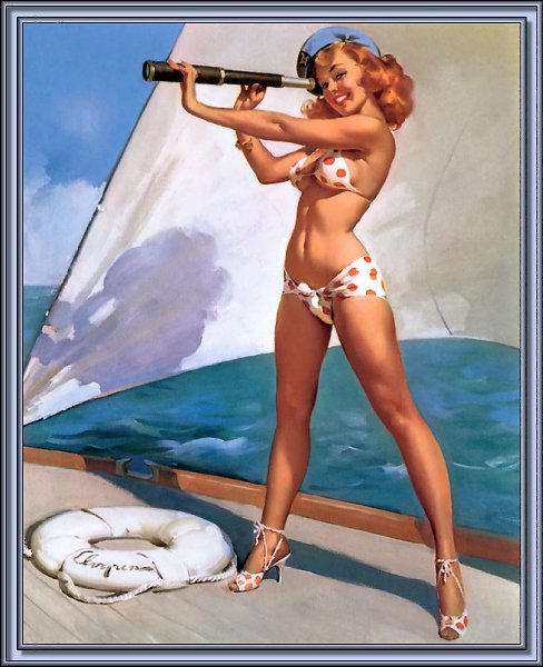 18+ PIN UP - GIL ELVGREN Джил Элвгрен (англ. Gil Elvgren, урождённый Gillette Elvgren, 15 марта 1914 ... - 115