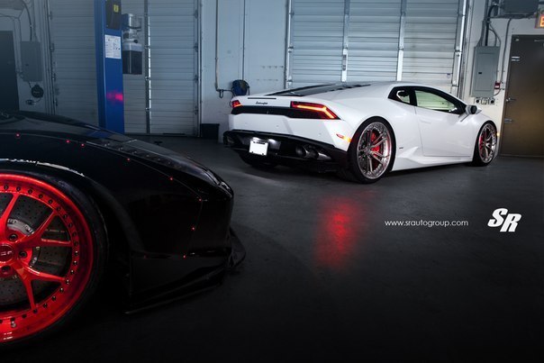 Lamborghini Huracan. Wheels: PUR LX10.V3, 209, 2112.5 | Matte Black Diamond Face, Polished Step Lip ... - 5