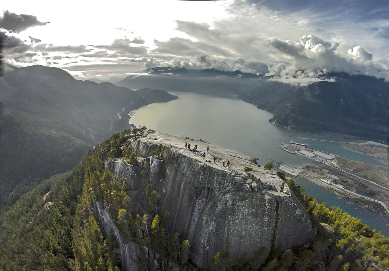 Stawamus Chief, first peak, Squamish British Columbia.