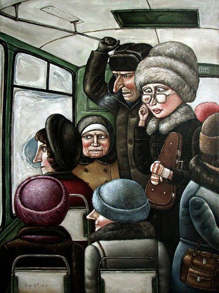Ностальгия по СССР в картинах Анжелы Джерих.Предлагаем вашему вниманию картины Анжелы Джерих, ... - 3