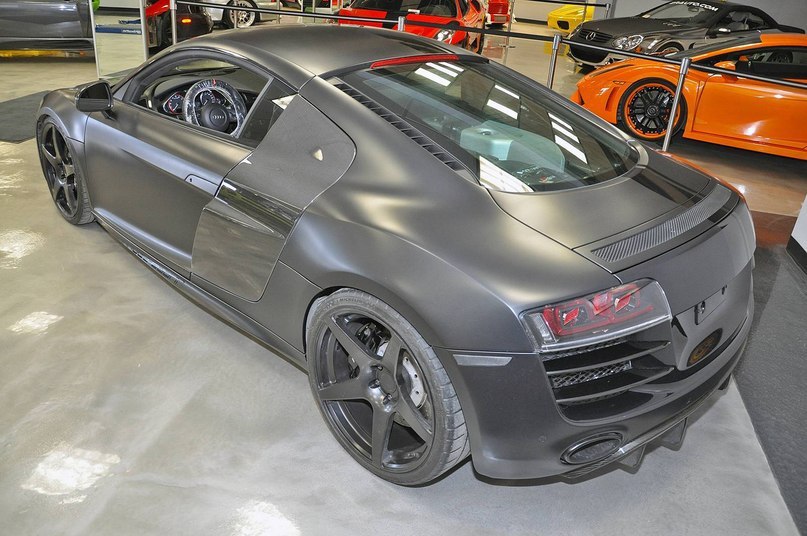 Evil 800hp Matte Black Audi R8 by VF Engineering. - 6