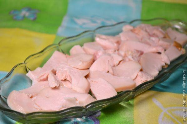Салат с грибами и сыром "Искушение" Для приготовления салата с грибами и сыром «Искушение» ... - 9