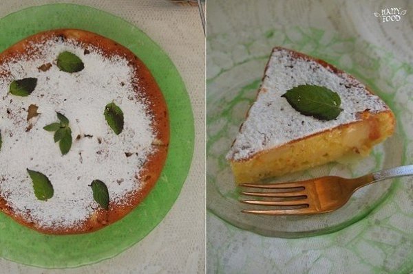 Творожный пирог с яблоком и изюмом в мультиварке.Я обожаю творожную выпечку - она всегда такая ...