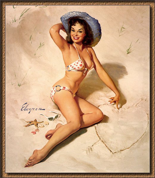 18+ PIN UP - GIL ELVGREN Джил Элвгрен (англ. Gil Elvgren, урождённый Gillette Elvgren, 15 марта 1914 ... - 130