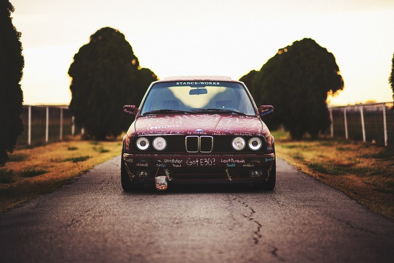 BMW Chalkboard E30. - 3