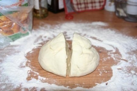 Пицца на тонкой основе.Ингредиенты:ТестоВода - 125 гр.Соль - 1/4 чайной ложкиМасло - 1 столовая ... - 4