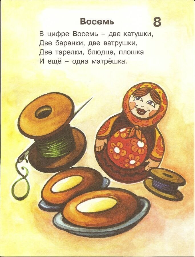 Загадки с цифрами для дошкольников