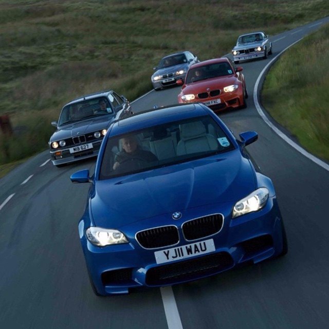 BMW M5 F10 & BMW M3 E30 & BMW 1M E82 & BMW M3 E46 & BMW 2002 E20