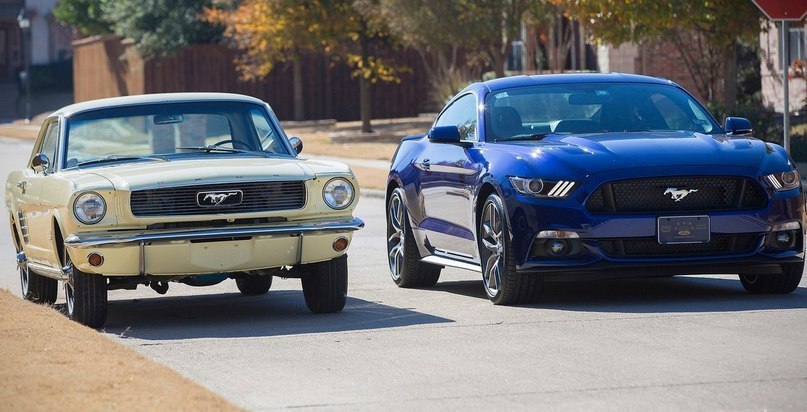 1966 Mustang & 2015 Mustang - 2