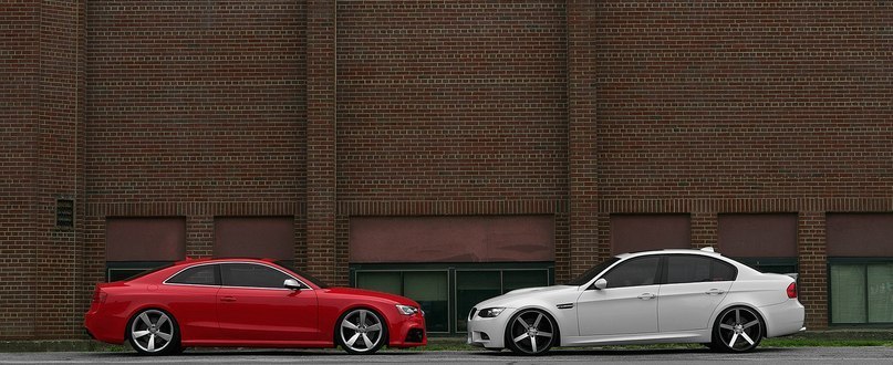 Audi RS5 Coupe &amp; BMW M3.