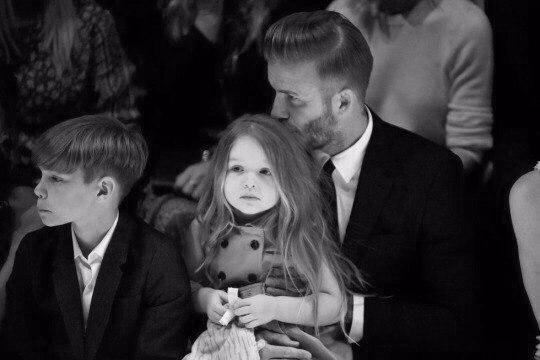 Beckham family at Burberry 2016 show - 4