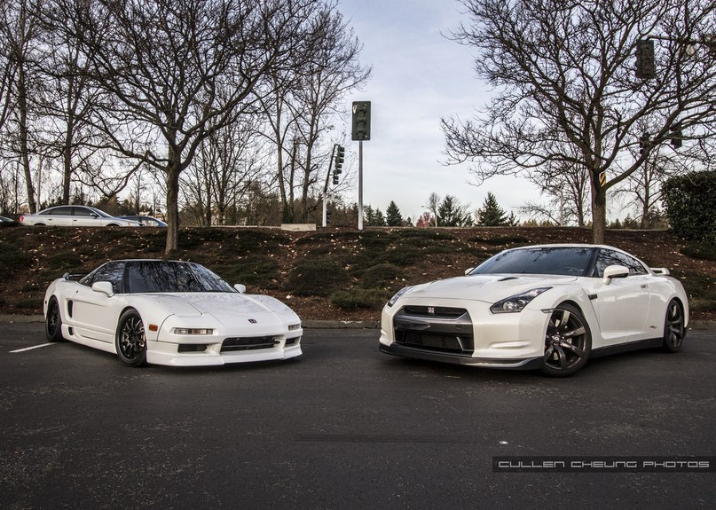 Honda NSX & Nissan GT-R.