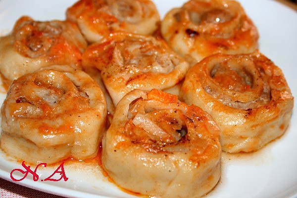 Штрумбы кубанские.Штрумбы, это блюдо для тех, кто любит пельмени, но ленится лепить их. Очень такие ...