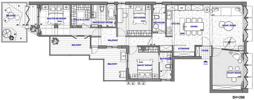   (Apartment Refurbishment)    CHI-TORCH Interior Design.  ... - 10