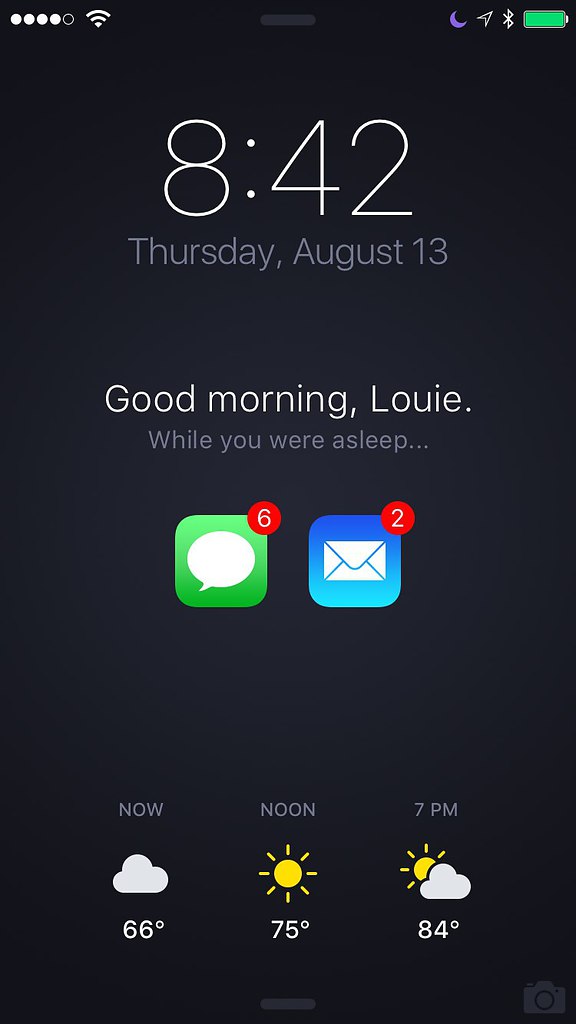   Apple     iPhone.   push- ...