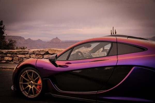 Purple McLaren P1 - 5