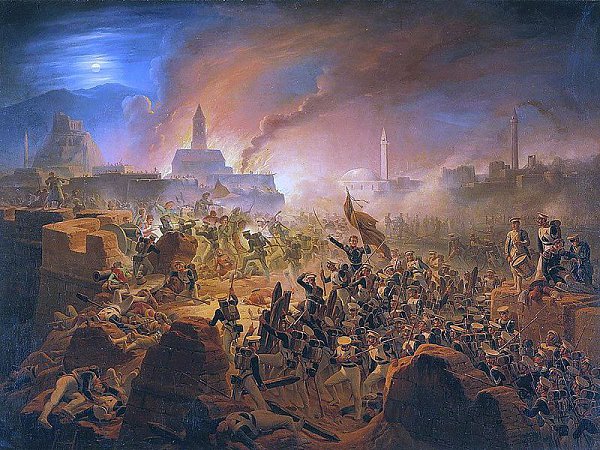 21 августа (н.с.) 1828 года под стенами османской крепости Ахалцих (современный город Ахалцихе в ...