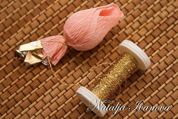 Шикарный букет из конфет. - 6