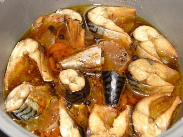 Тушеная скумбрия.Для приготовления нам понадобятся:2 скумбрии,3 средних луковицы,3 моркови,2 ...