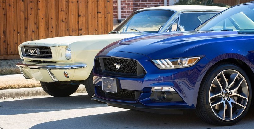 1966 Mustang & 2015 Mustang - 3