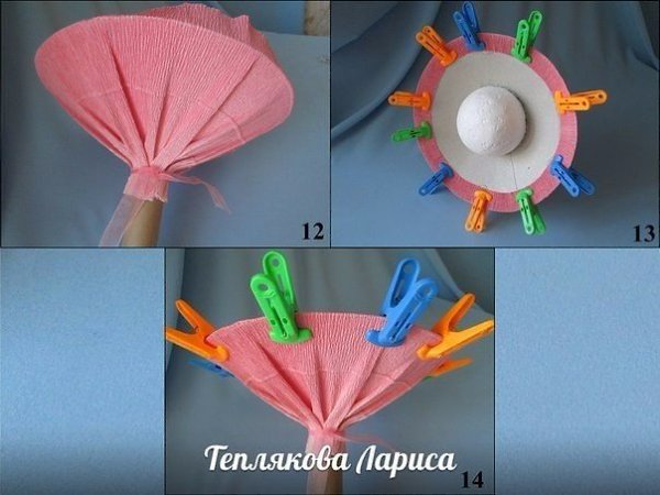 Мастер-класс по изготовлению портбукетницы для конфетного букета.Для работы нам понадобится:плотный ... - 5