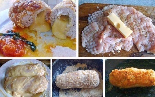 Нескучная грудка (куриная грудка с сыром в сухарях).Ингредиенты:-Куриная грудка — 1 шт.-Сыр-Травки ...