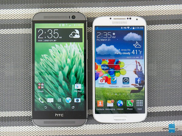  :  .   HTC One M7  Samsung Galaxy S4.  ?