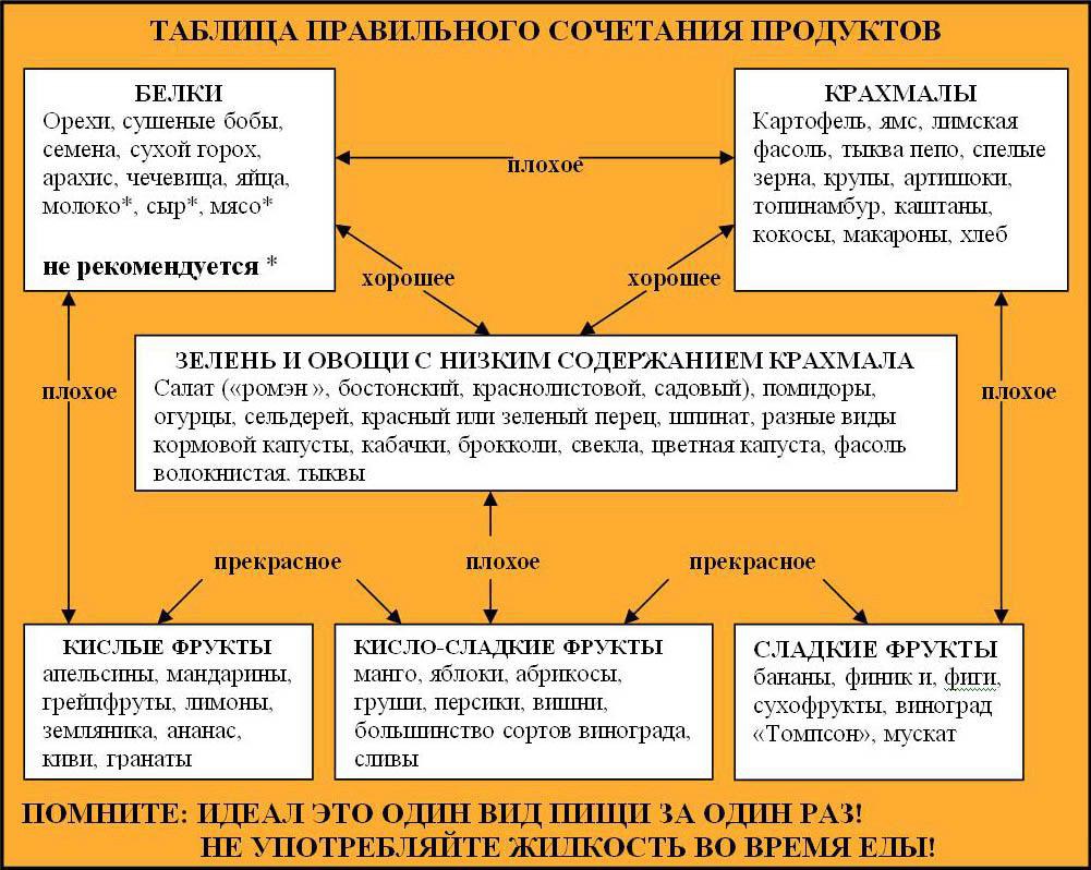 9 золотых правил совместимости продуктов питания. Следи за ... | Академия  здоровой жизни | Фотострана | Пост №877468123