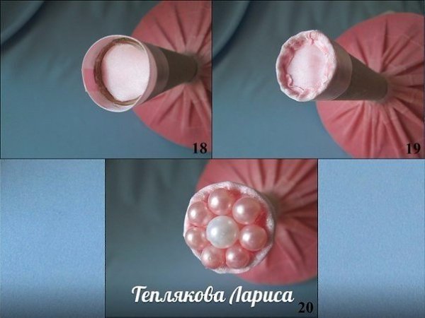 Мастер-класс по изготовлению портбукетницы для конфетного букета.Для работы нам понадобится:плотный ... - 7