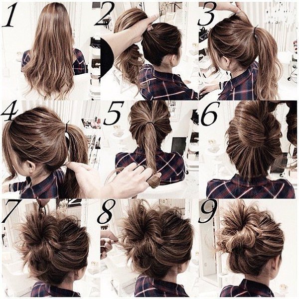 Уроки причесок на каждый день. Возьми на заметку. - 6