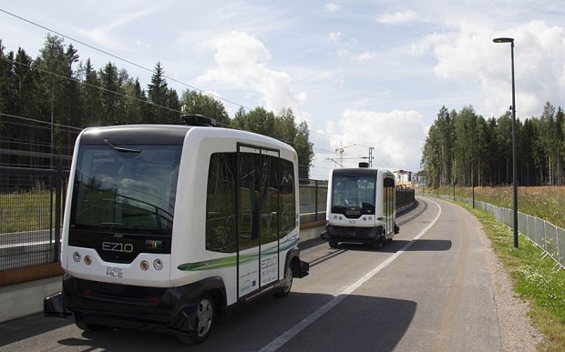 На дороги Нидерландов выезжают беспилотные мини-автобусы.В Нидерландах на дорогах общего пользования ...