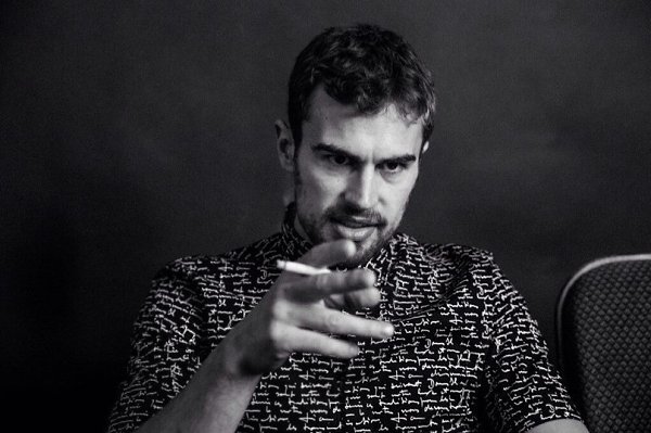 Theo James, photographed by Joost Vandebrug for Flaunt Magazine, Spring 2015.