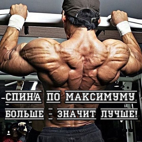 Спина по максимуму. Больше – значит лучше! Нередко можно встретить случаи, когда у атлета какая-то ...