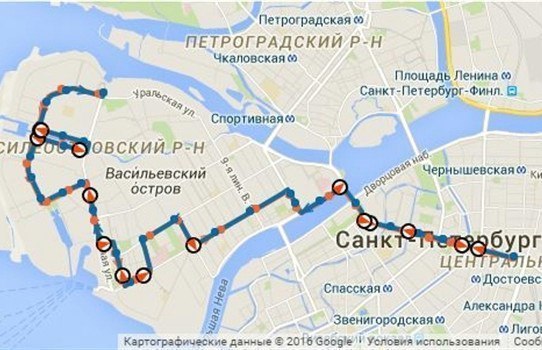 Карта проезда в санкт петербурге на общественном транспорте