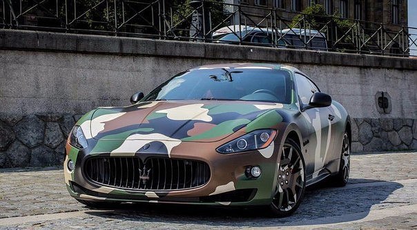 Maserati GT camouflage