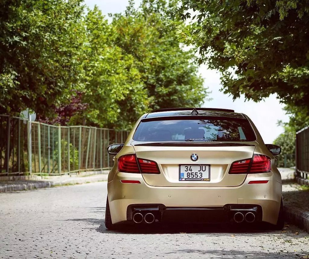 BMW 5-Series lowered - 5